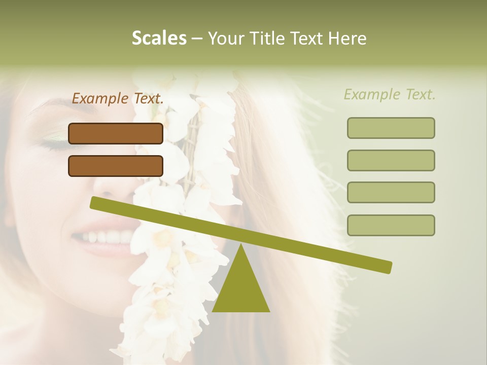 Skin Teeth Portrait PowerPoint Template