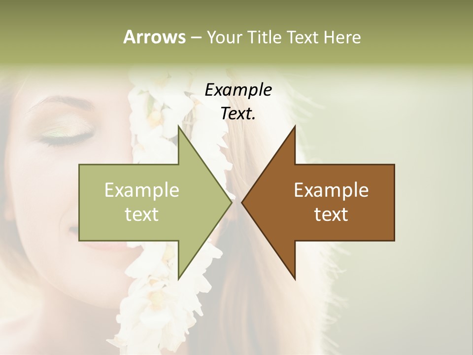 Skin Teeth Portrait PowerPoint Template