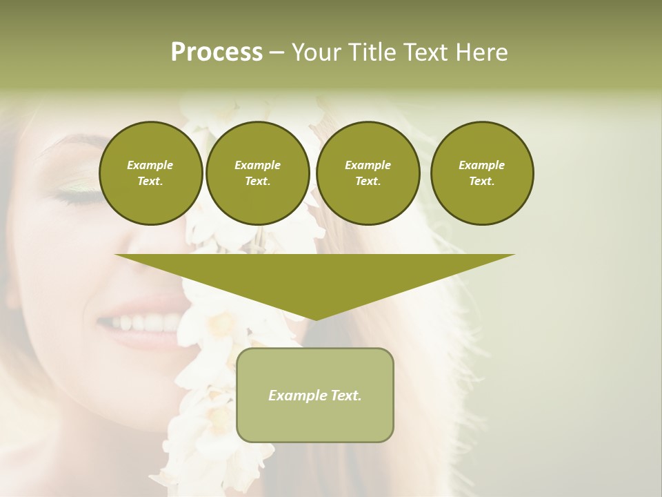 Skin Teeth Portrait PowerPoint Template