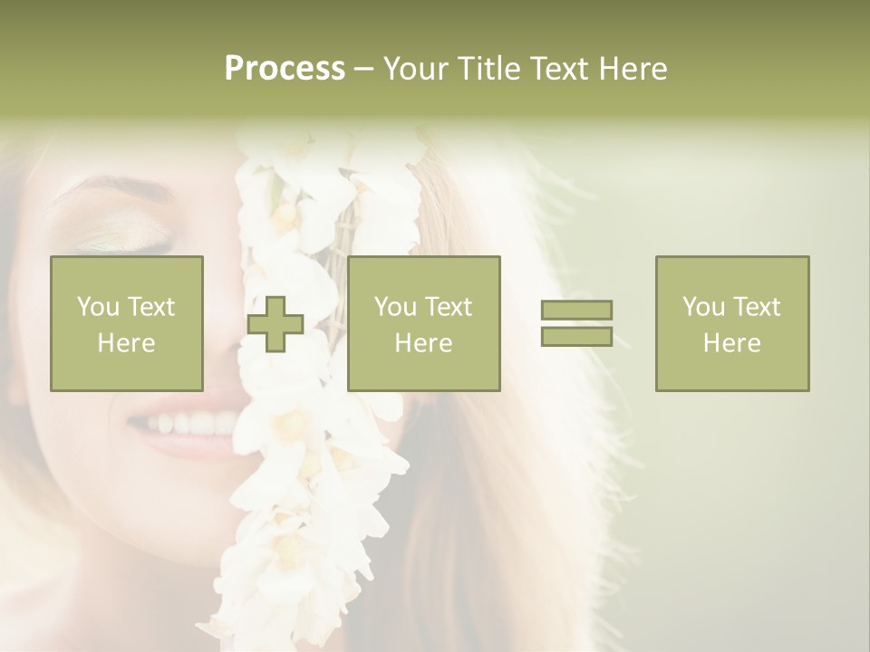 Skin Teeth Portrait PowerPoint Template