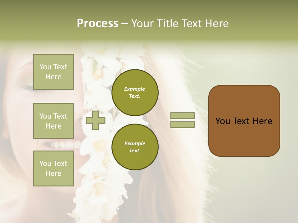 Skin Teeth Portrait PowerPoint Template