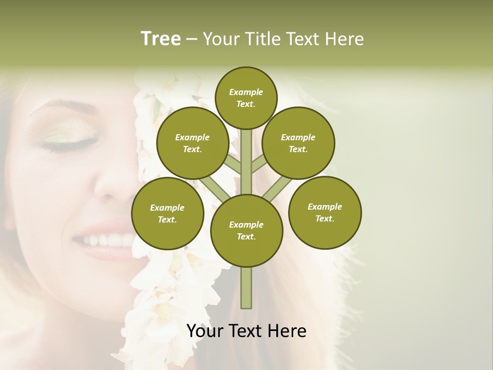 Skin Teeth Portrait PowerPoint Template