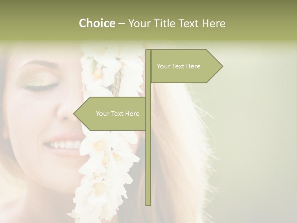 Skin Teeth Portrait PowerPoint Template