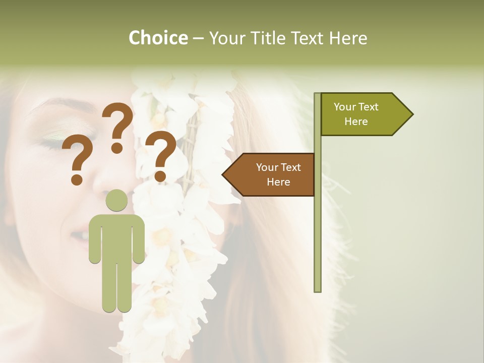 Skin Teeth Portrait PowerPoint Template