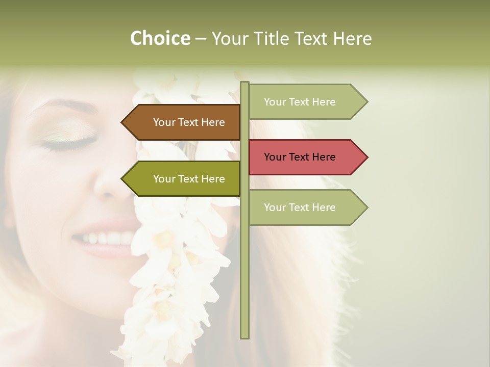 Skin Teeth Portrait PowerPoint Template