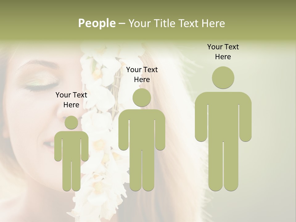 Skin Teeth Portrait PowerPoint Template