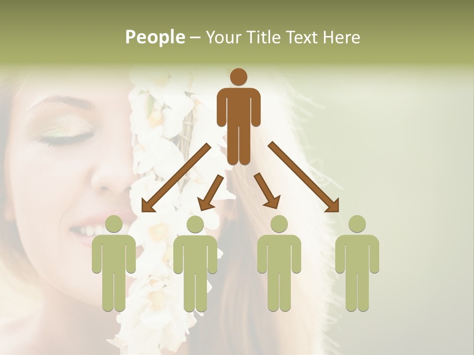 Skin Teeth Portrait PowerPoint Template