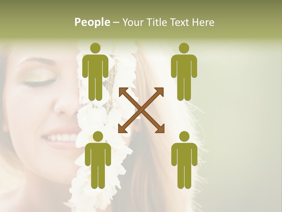 Skin Teeth Portrait PowerPoint Template