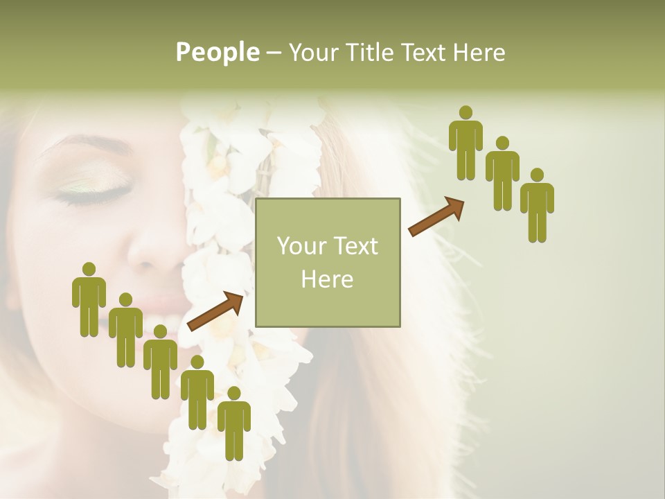 Skin Teeth Portrait PowerPoint Template