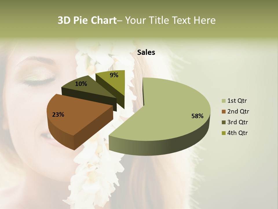 Skin Teeth Portrait PowerPoint Template