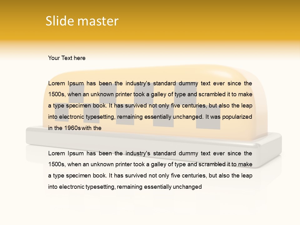 Retro Nobody Cable PowerPoint Template