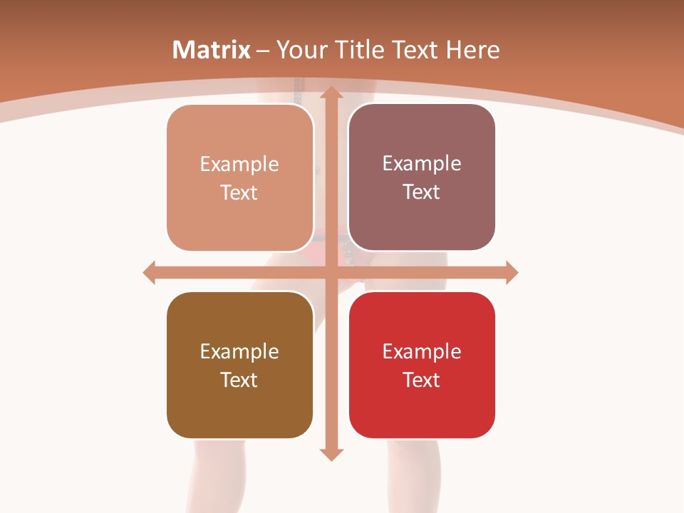 Caucasian Background Swim PowerPoint Template