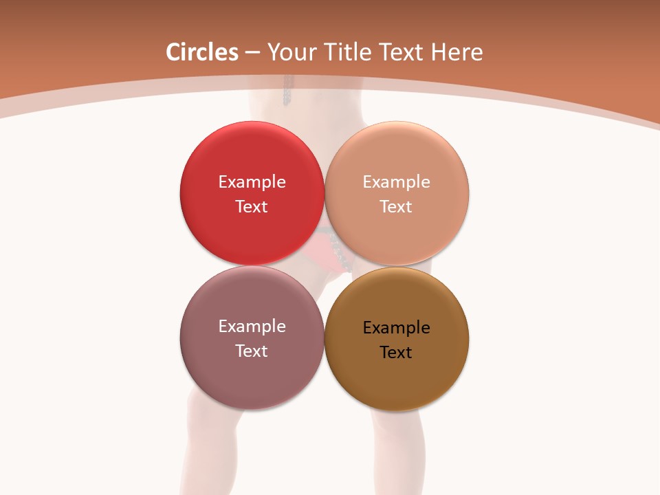 Caucasian Background Swim PowerPoint Template