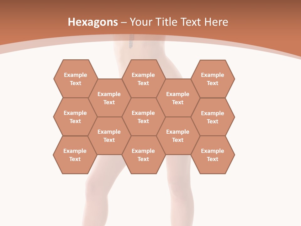 Caucasian Background Swim PowerPoint Template