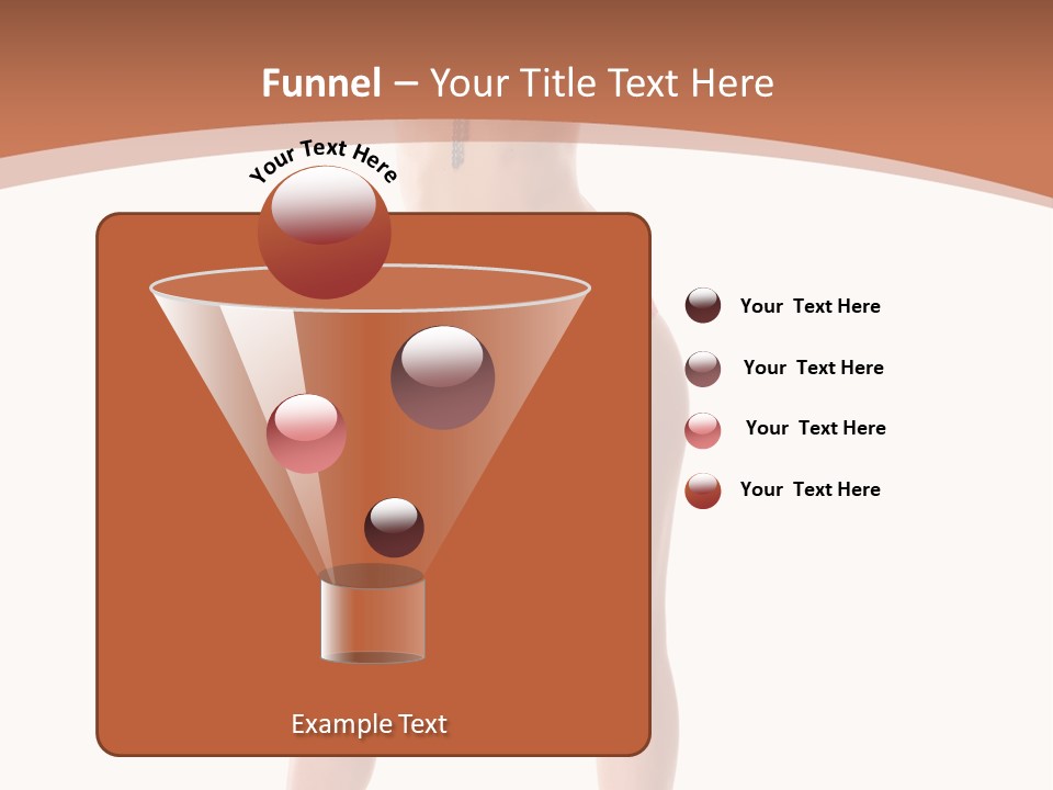 Caucasian Background Swim PowerPoint Template