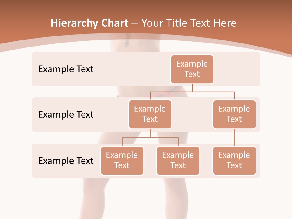 Caucasian Background Swim PowerPoint Template