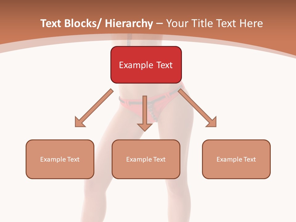 Caucasian Background Swim PowerPoint Template