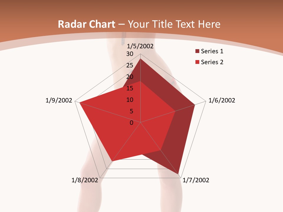 Caucasian Background Swim PowerPoint Template