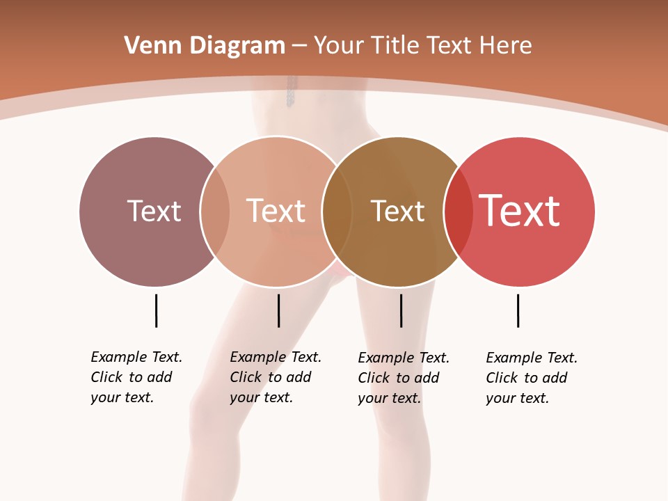 Caucasian Background Swim PowerPoint Template