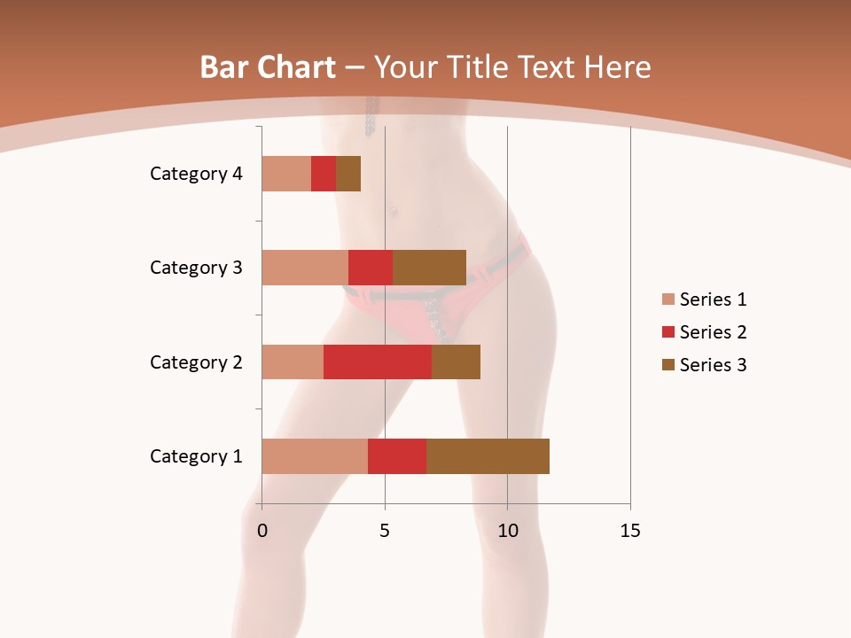 Caucasian Background Swim PowerPoint Template