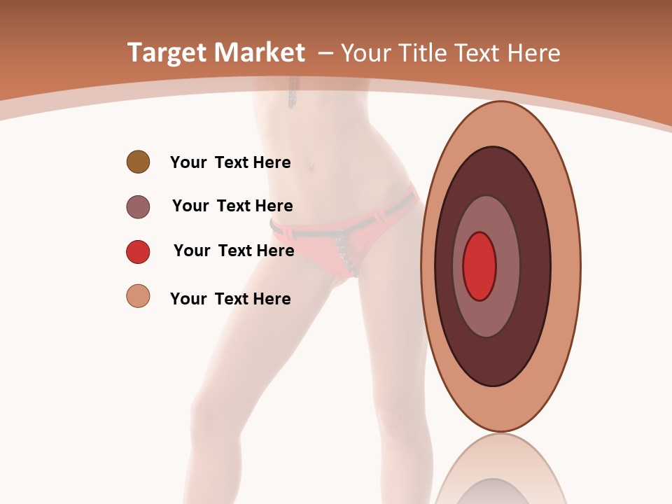 Caucasian Background Swim PowerPoint Template