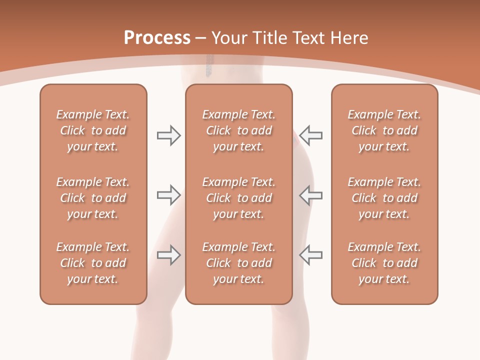 Caucasian Background Swim PowerPoint Template