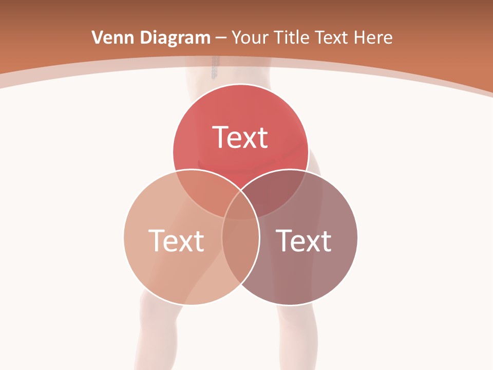 Caucasian Background Swim PowerPoint Template