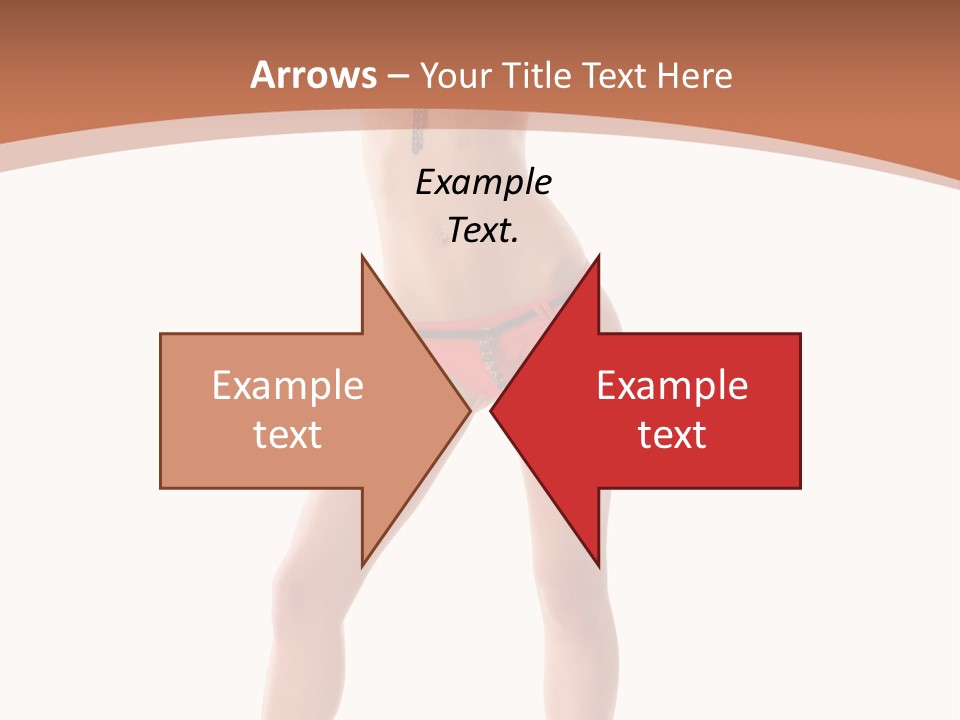 Caucasian Background Swim PowerPoint Template