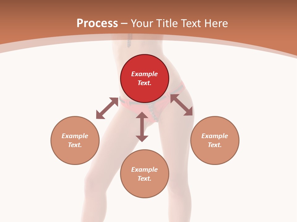 Caucasian Background Swim PowerPoint Template