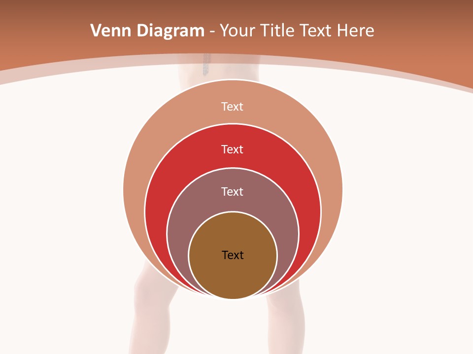 Caucasian Background Swim PowerPoint Template