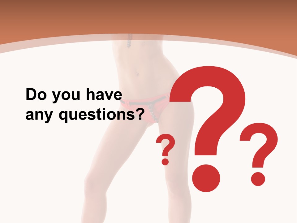 Caucasian Background Swim PowerPoint Template