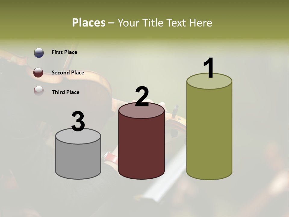 Women Instrument Player PowerPoint Template