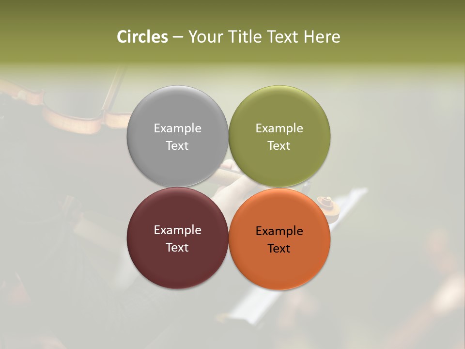 Women Instrument Player PowerPoint Template