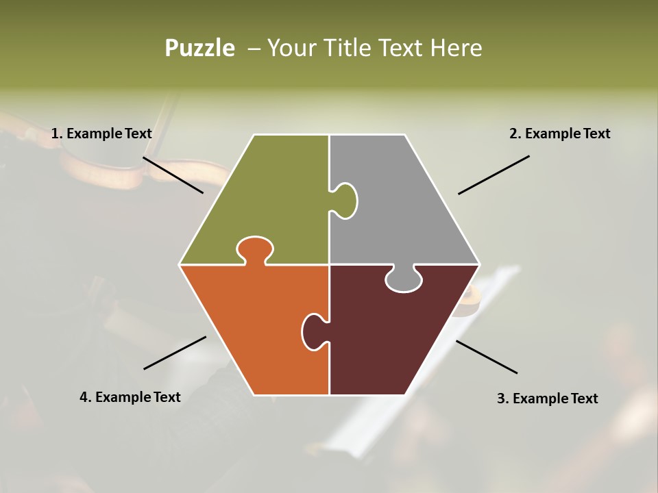 Women Instrument Player PowerPoint Template