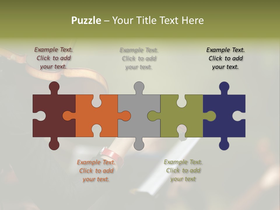 Women Instrument Player PowerPoint Template