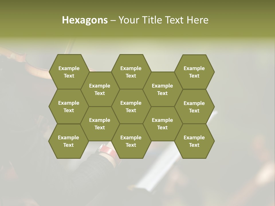 Women Instrument Player PowerPoint Template