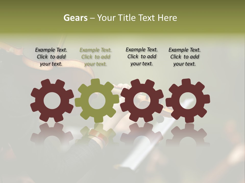 Women Instrument Player PowerPoint Template