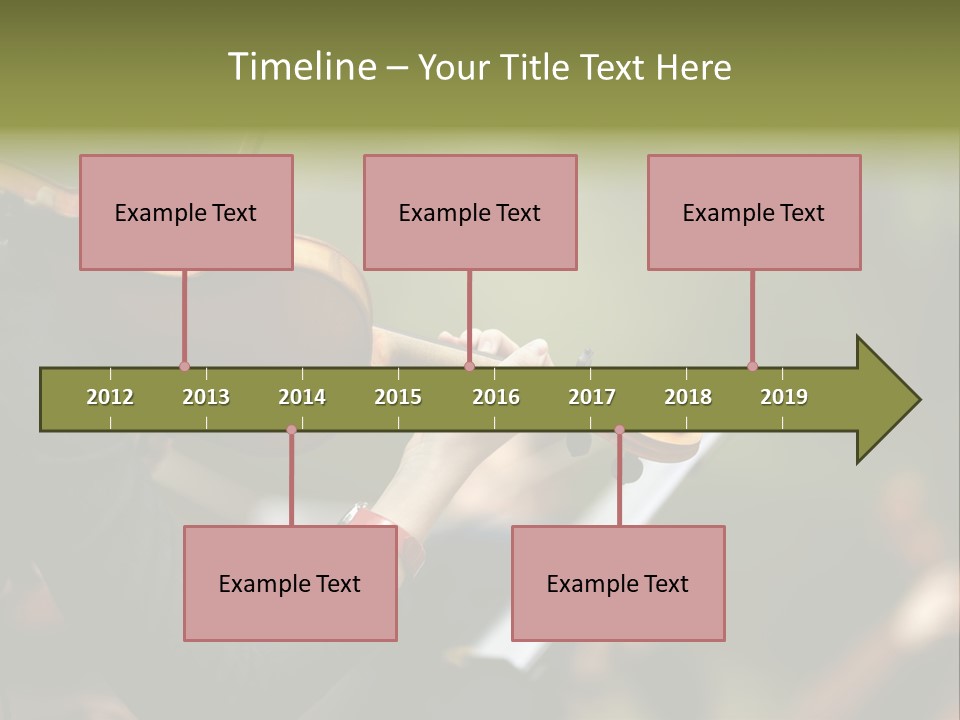 Women Instrument Player PowerPoint Template