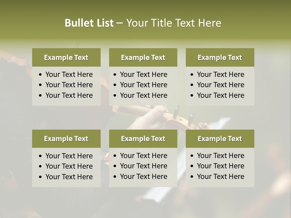 Women Instrument Player PowerPoint Template