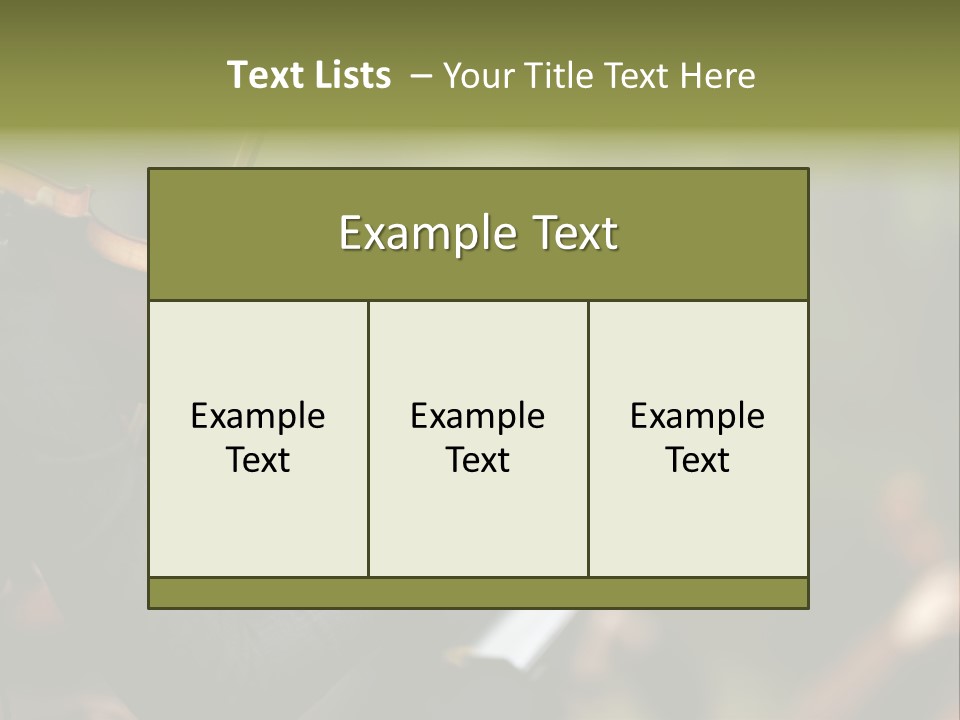 Women Instrument Player PowerPoint Template