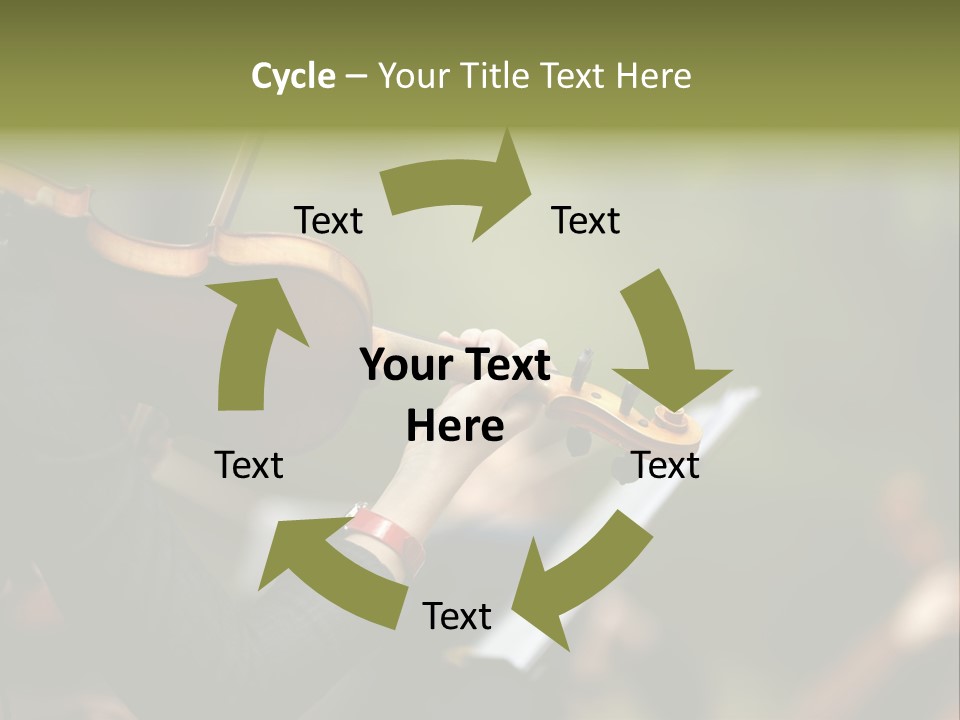 Women Instrument Player PowerPoint Template