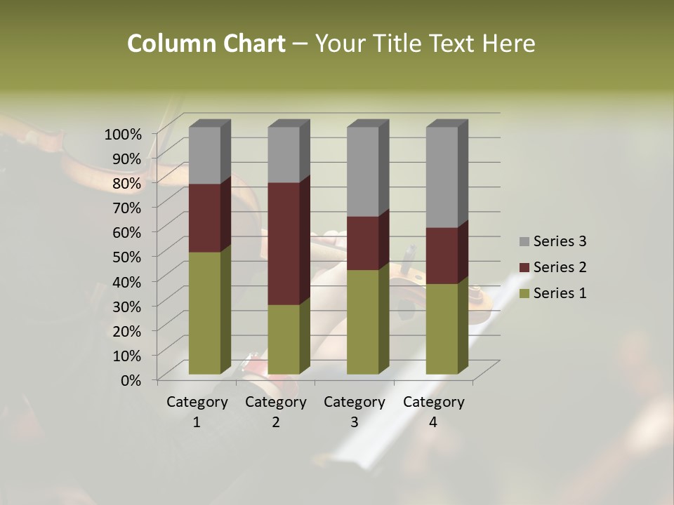 Women Instrument Player PowerPoint Template