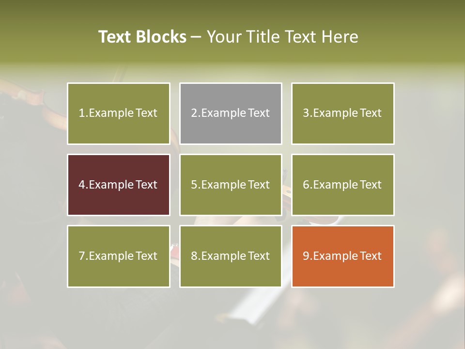 Women Instrument Player PowerPoint Template