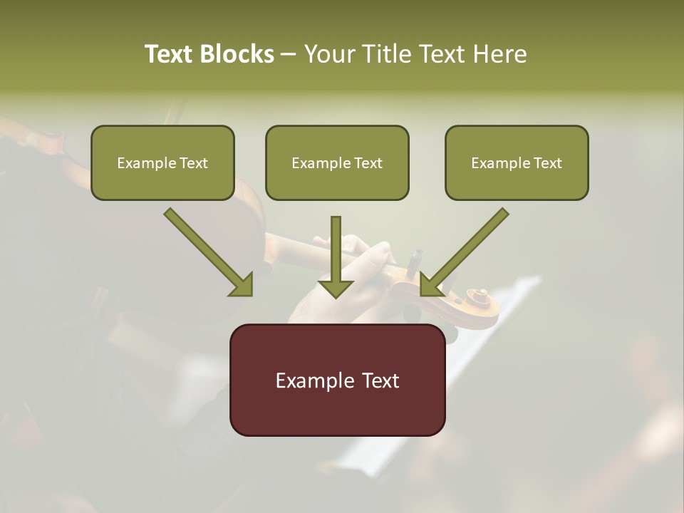 Women Instrument Player PowerPoint Template