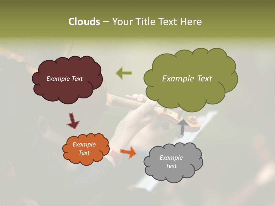 Women Instrument Player PowerPoint Template