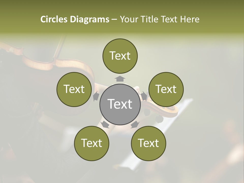 Women Instrument Player PowerPoint Template