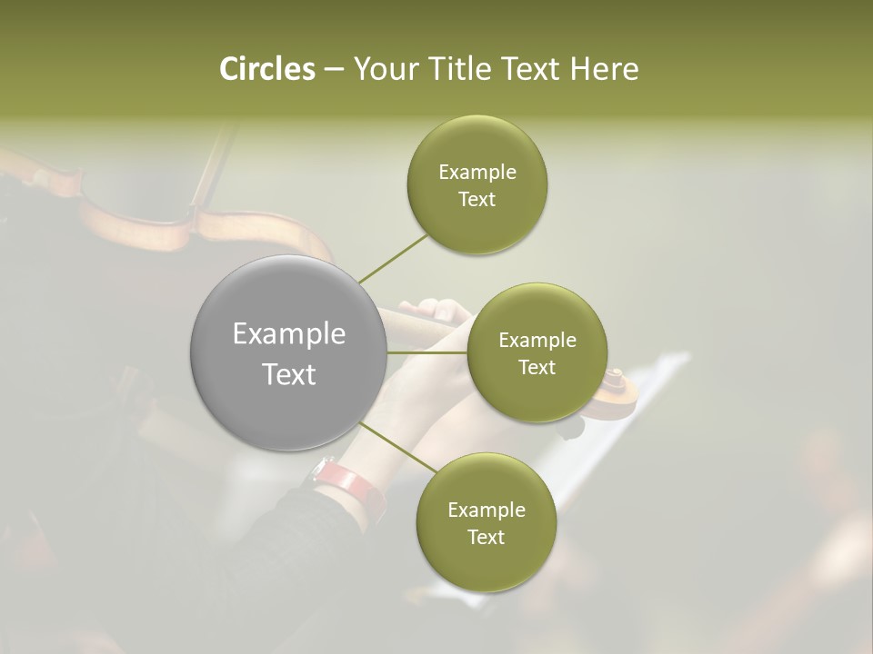 Women Instrument Player PowerPoint Template