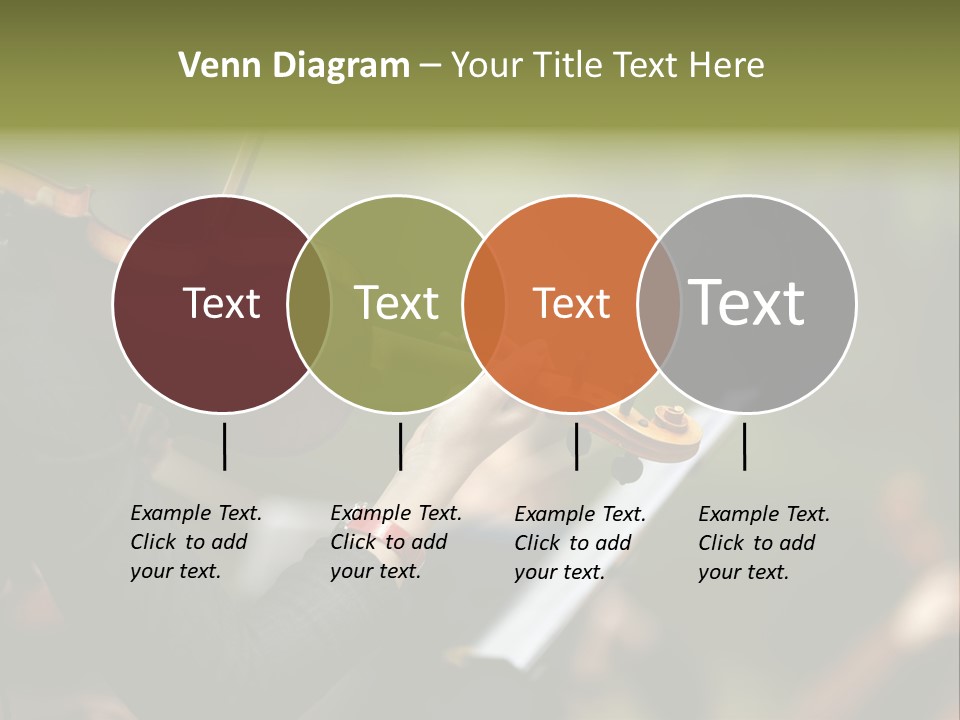 Women Instrument Player PowerPoint Template