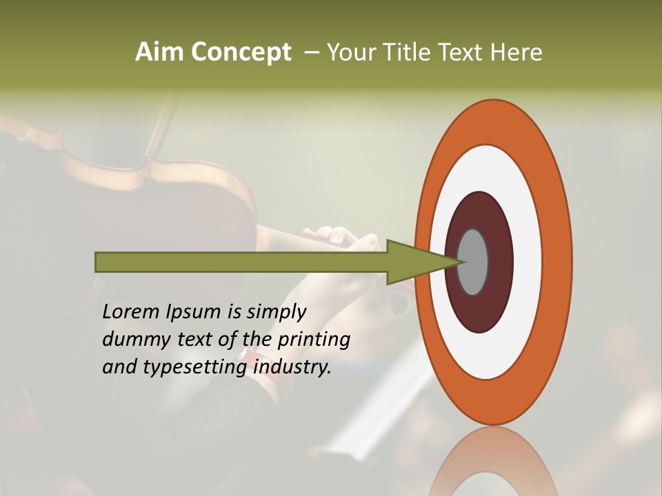 Women Instrument Player PowerPoint Template