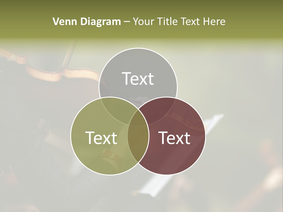 Women Instrument Player PowerPoint Template